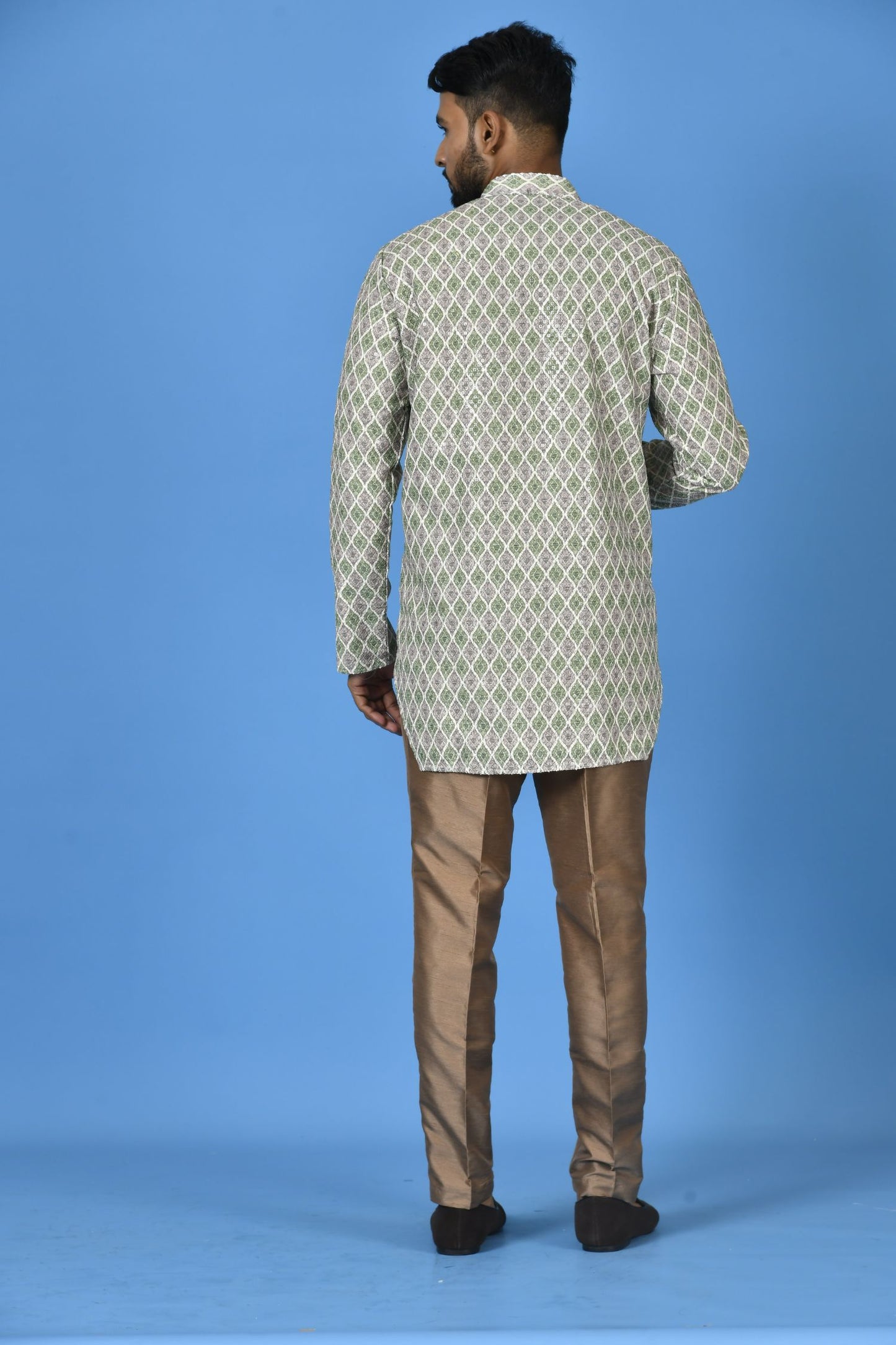 Yellow Linen Short Kurta