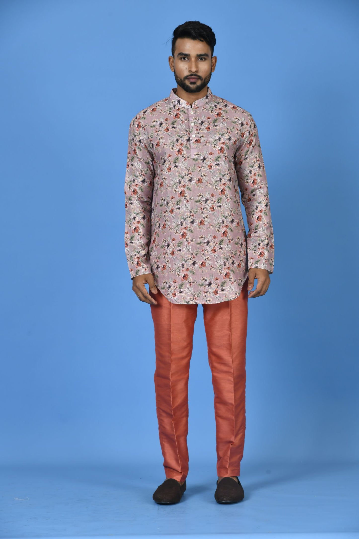 Designer Short Kurta In Multicolor