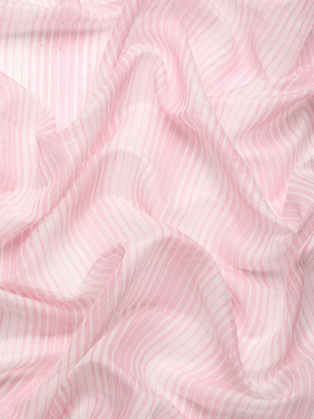 Designer Pink Linen Blend Saree