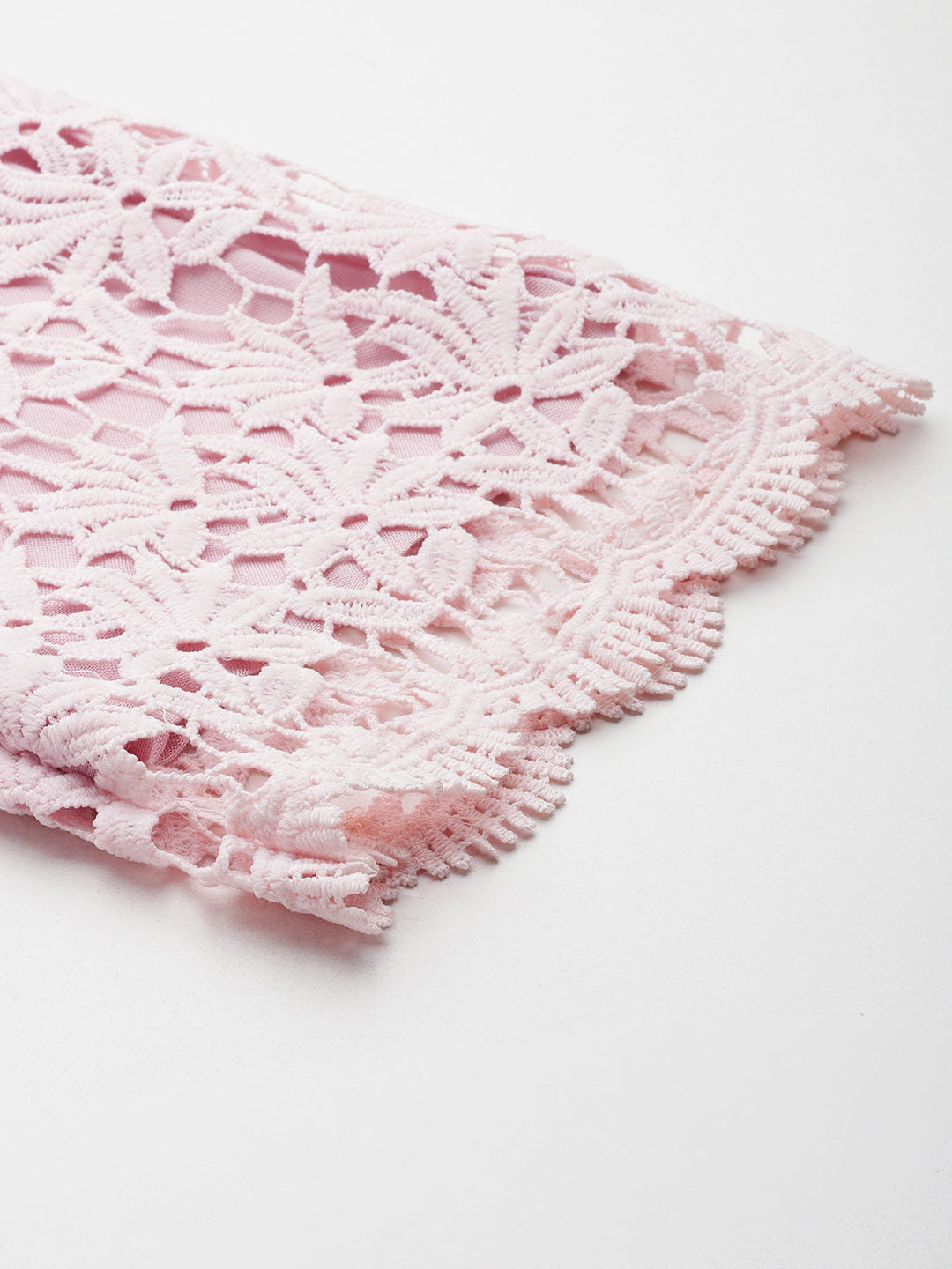 Desginer Pink Lace Jumpsuit