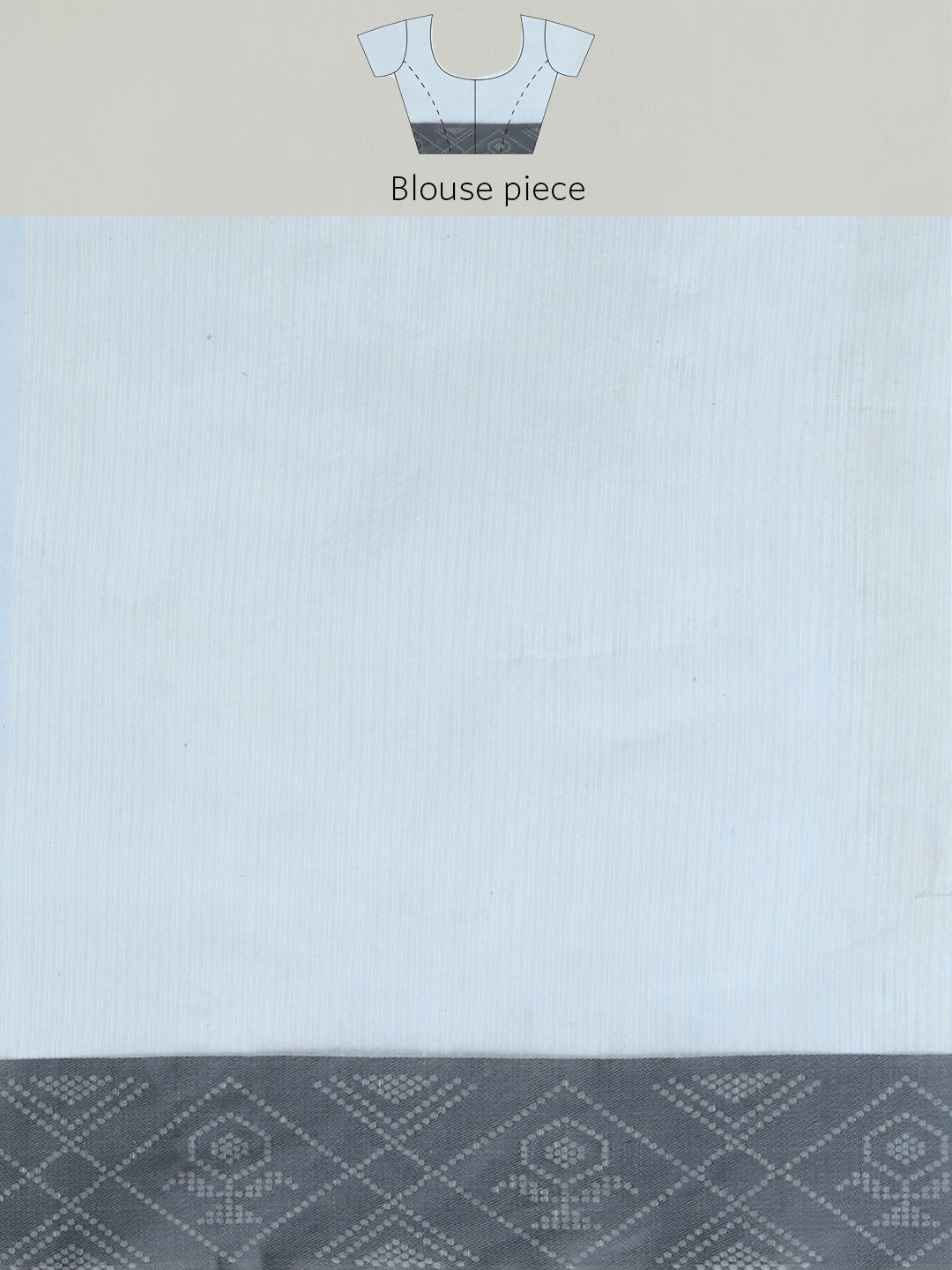 Designer Blue Linen Blend Saree