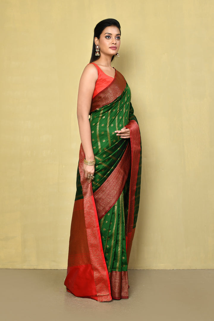 Designer Green Saree
