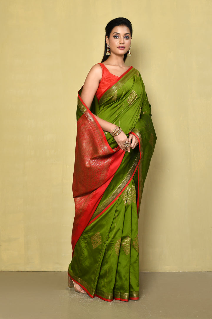 Designer Green Saree