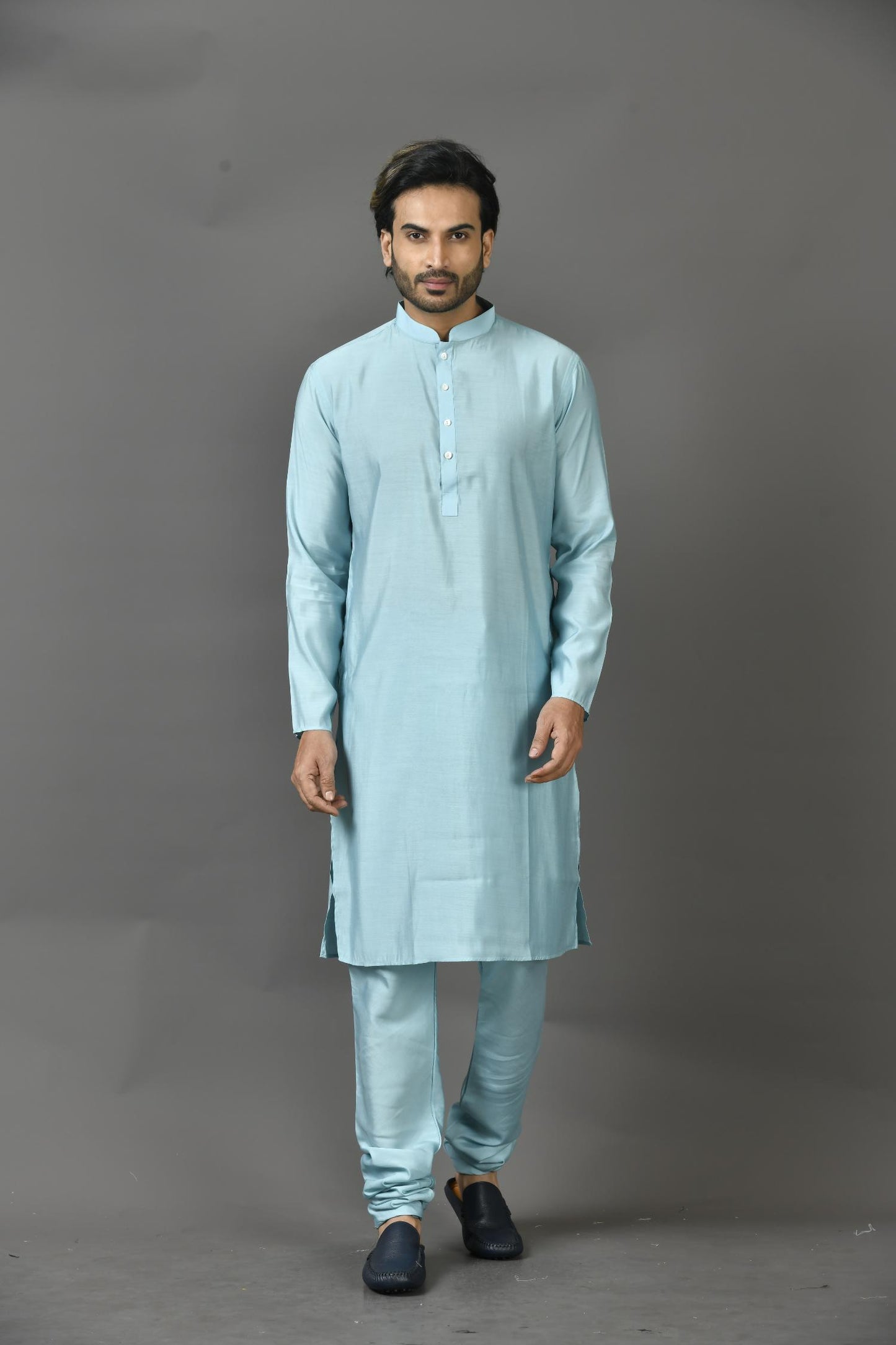 Designer Long Kurta in Sea Green