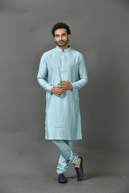 Designer Long Kurta in Sea Green