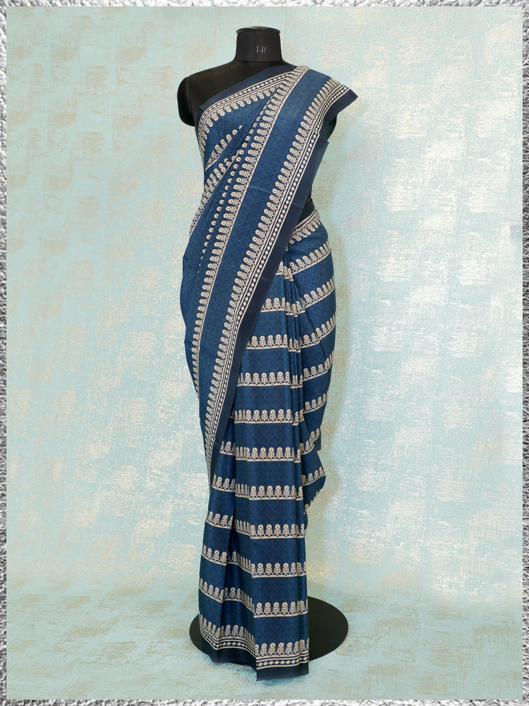 Designer saree in Blue colour