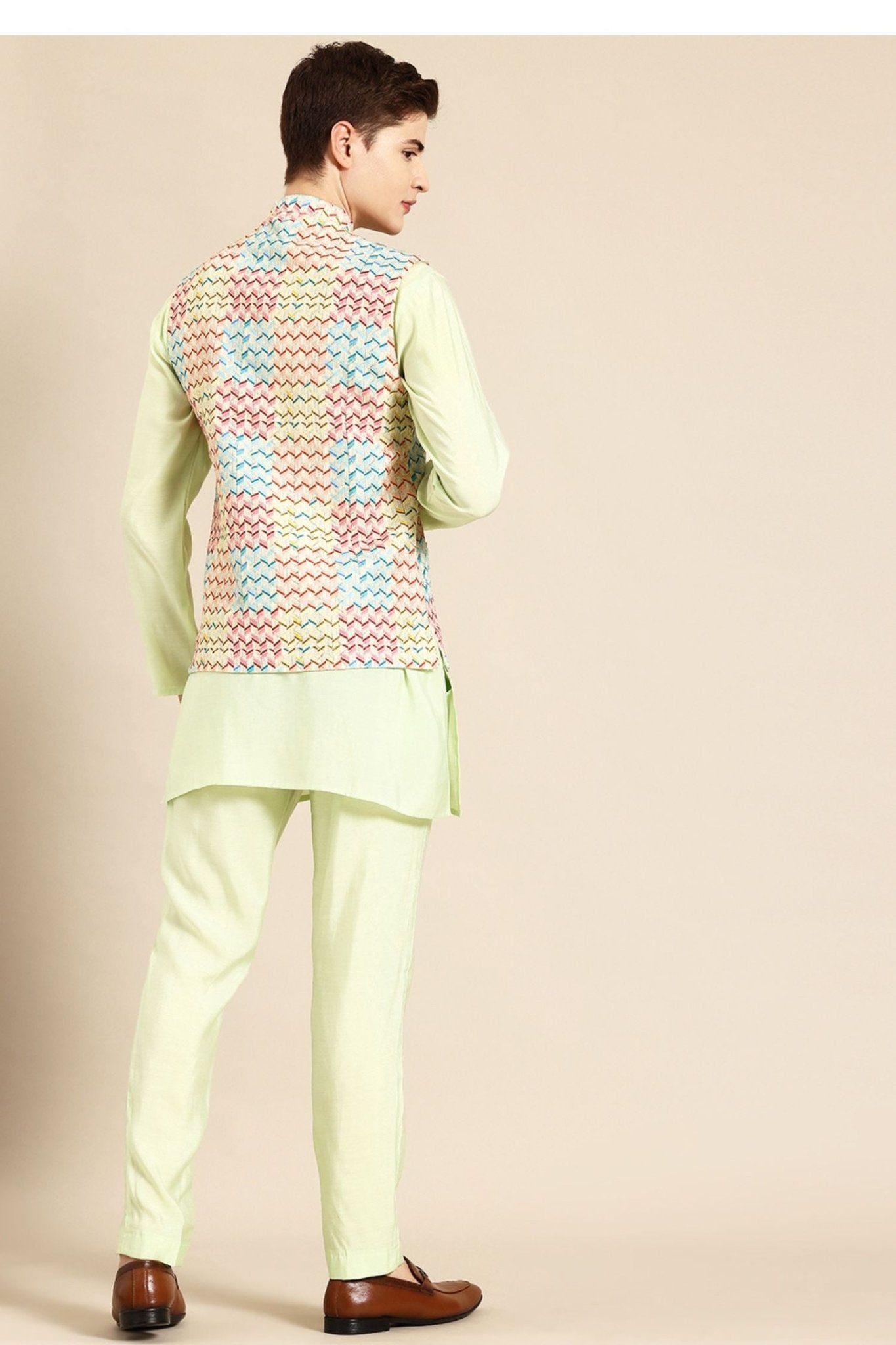 Designer Jacket In Multicolor - Simaaya