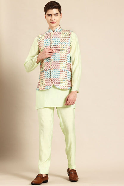 Designer Jacket In Multicolor - Simaaya