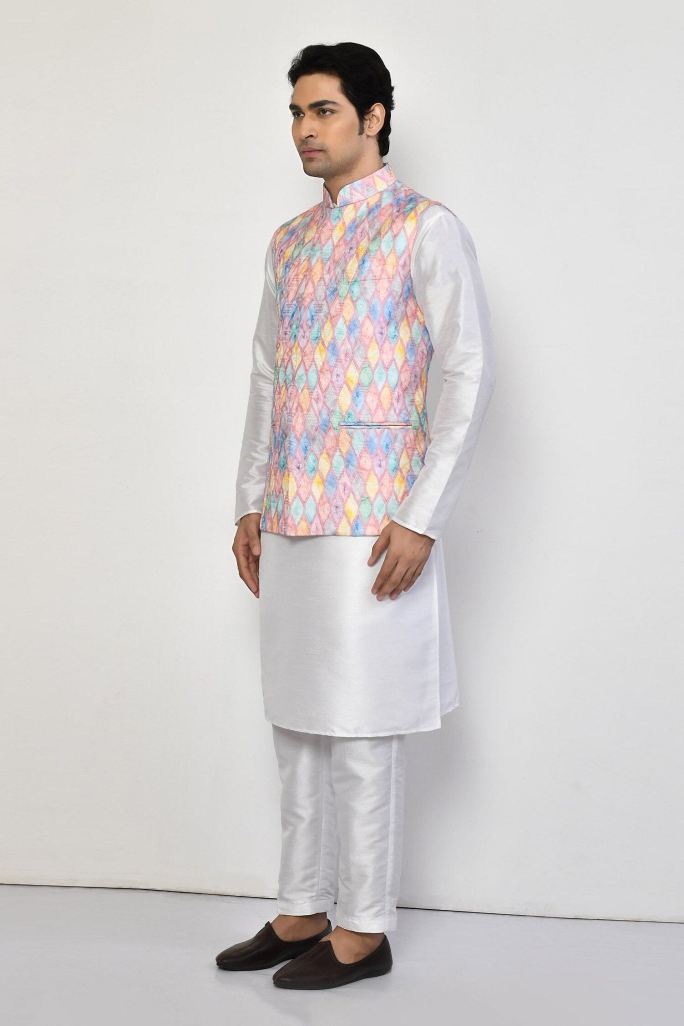 Designer Jacket In Multicolor - Simaaya