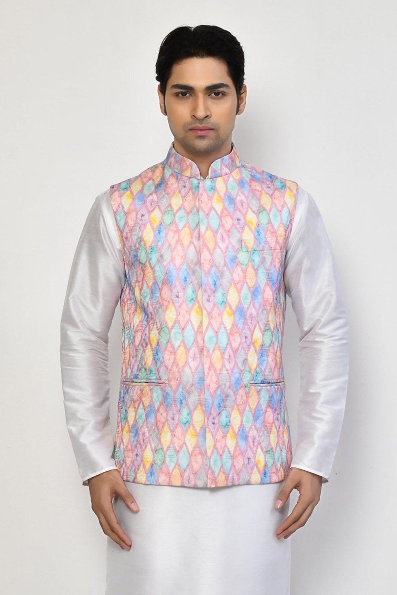 Designer Jacket In Multicolor - Simaaya