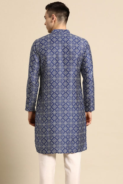 Designer Short Kurta Blue - Simaaya