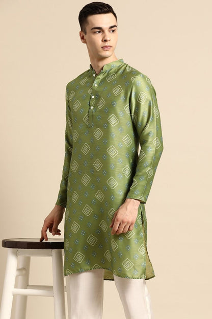 Designer Short Kurta Green - Simaaya