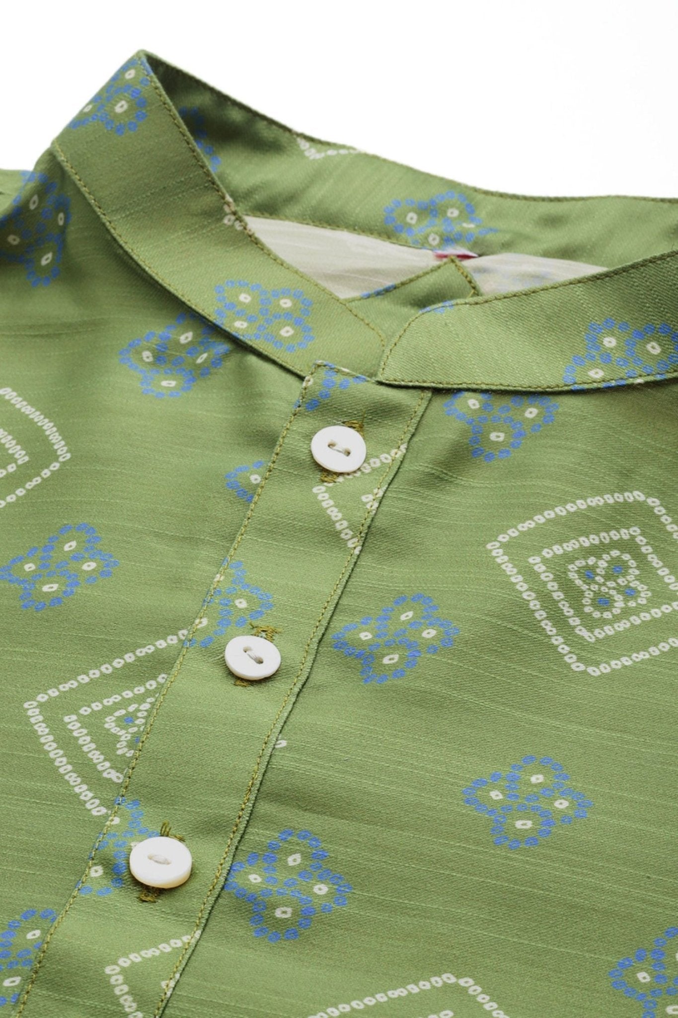 Designer Short Kurta Green - Simaaya