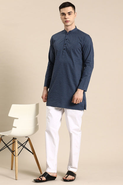 Designer Short Kurta In Multicolor - Simaaya