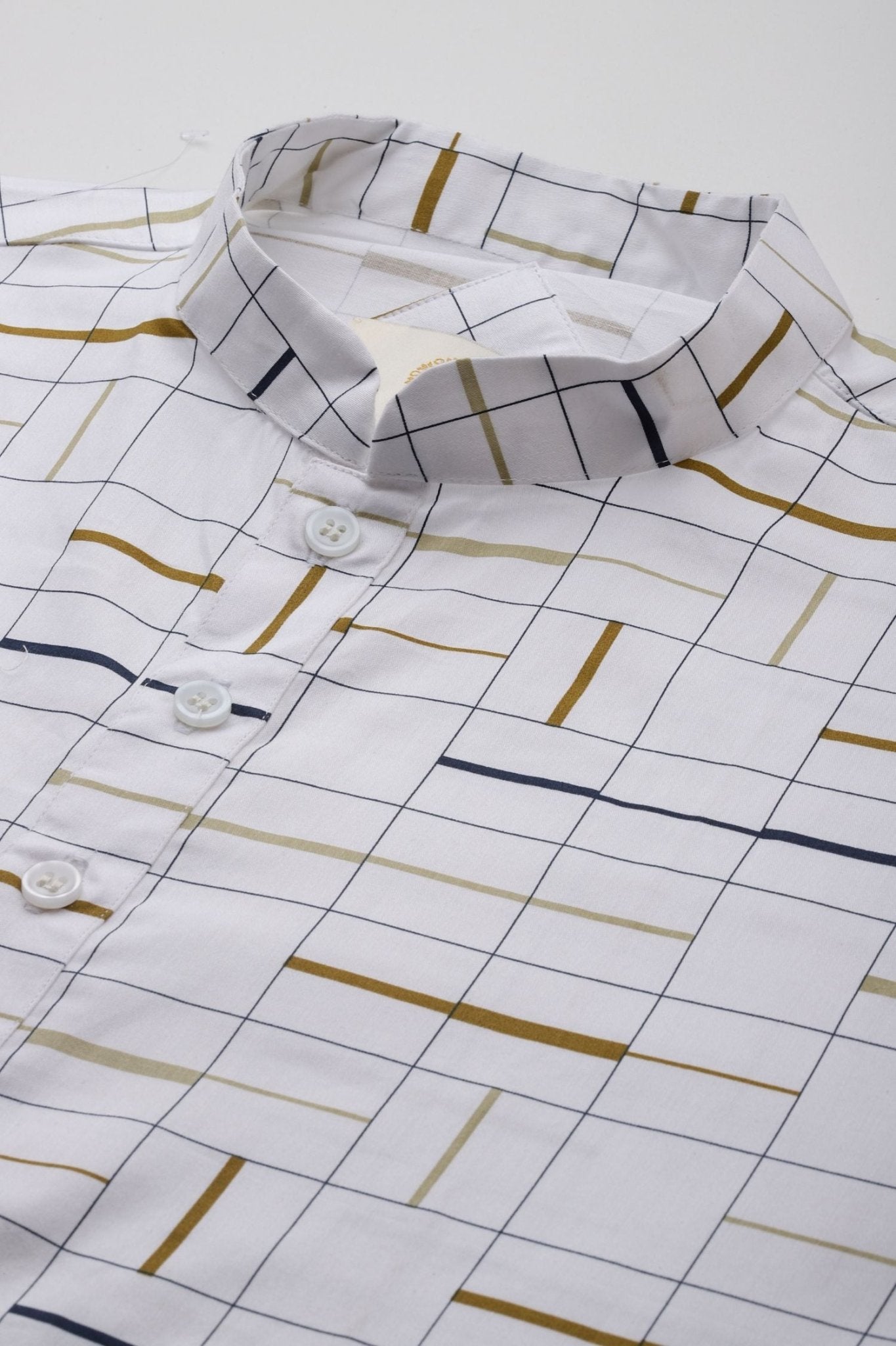 Designer Short Kurta In White - Simaaya