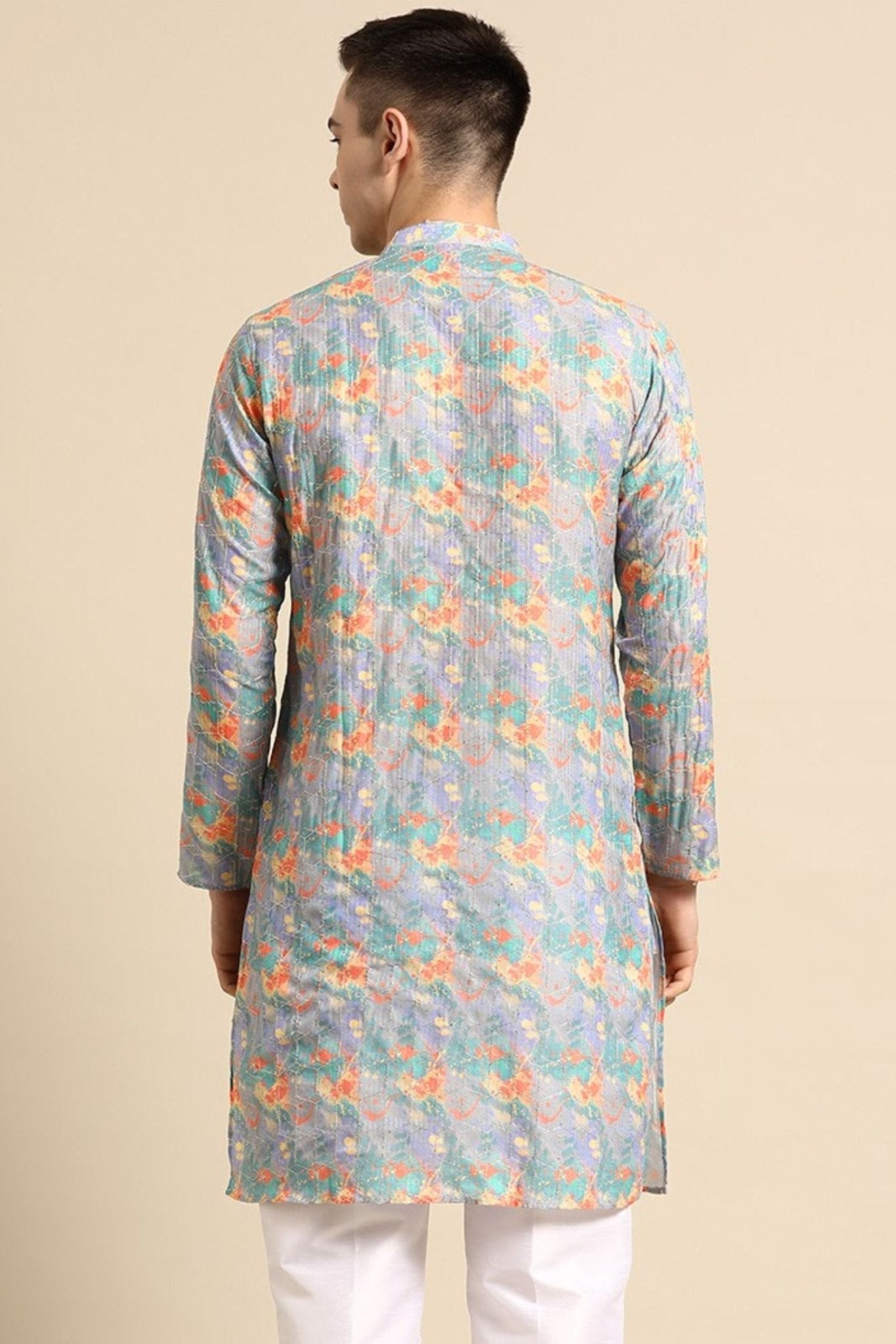 Designer Short Kurta Multicolor - Simaaya