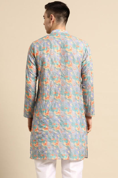 Designer Short Kurta Multicolor - Simaaya