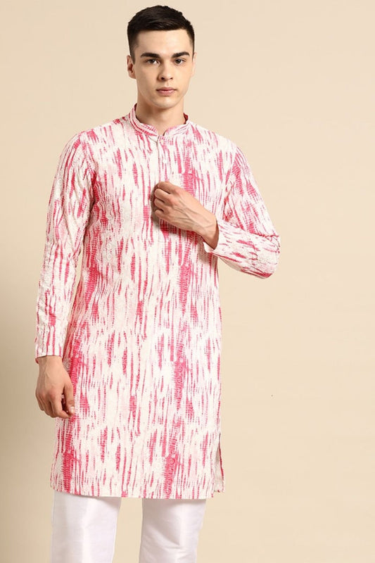 Designer Short Kurta Pink - Simaaya