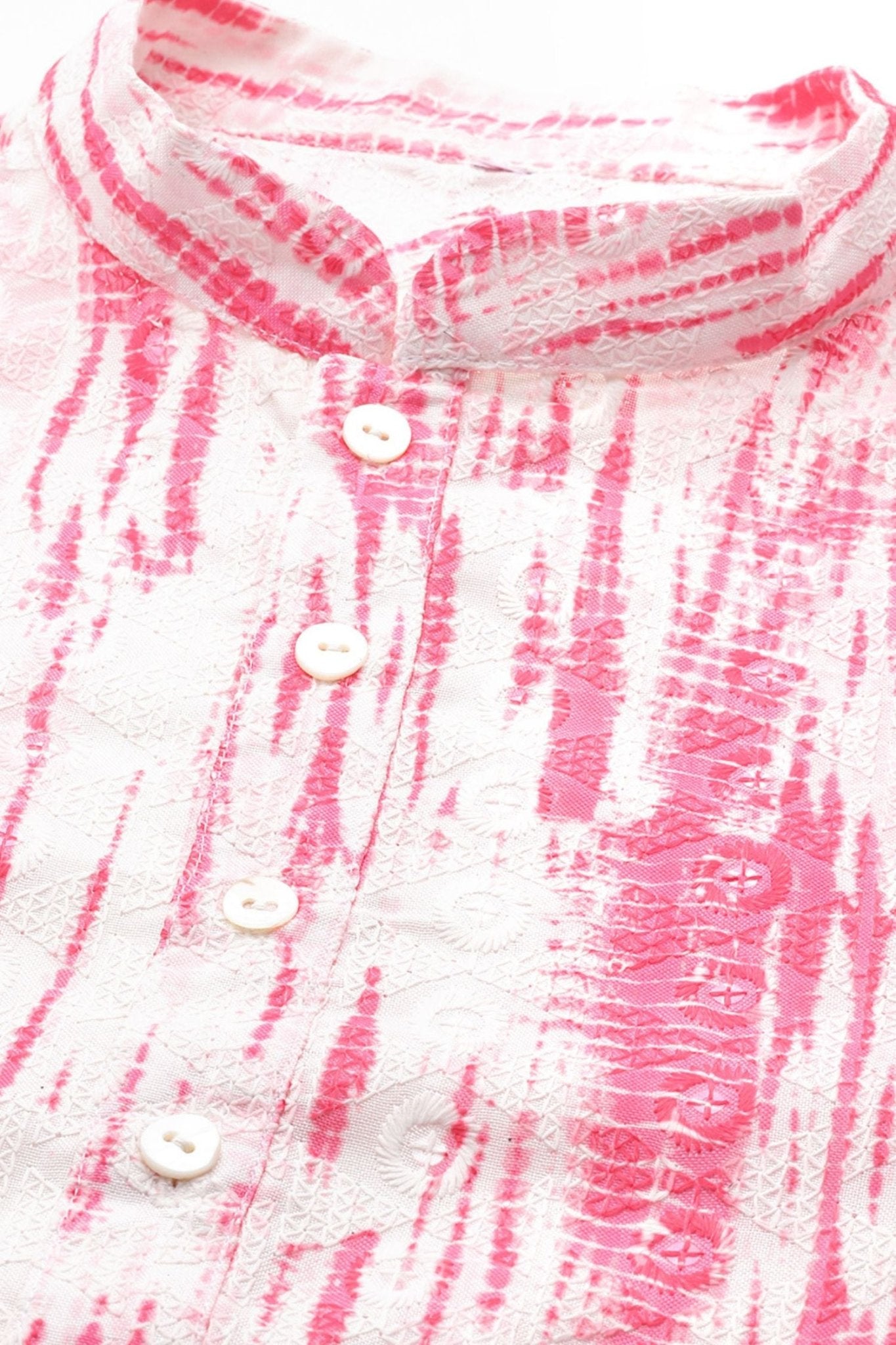 Designer Short Kurta Pink - Simaaya