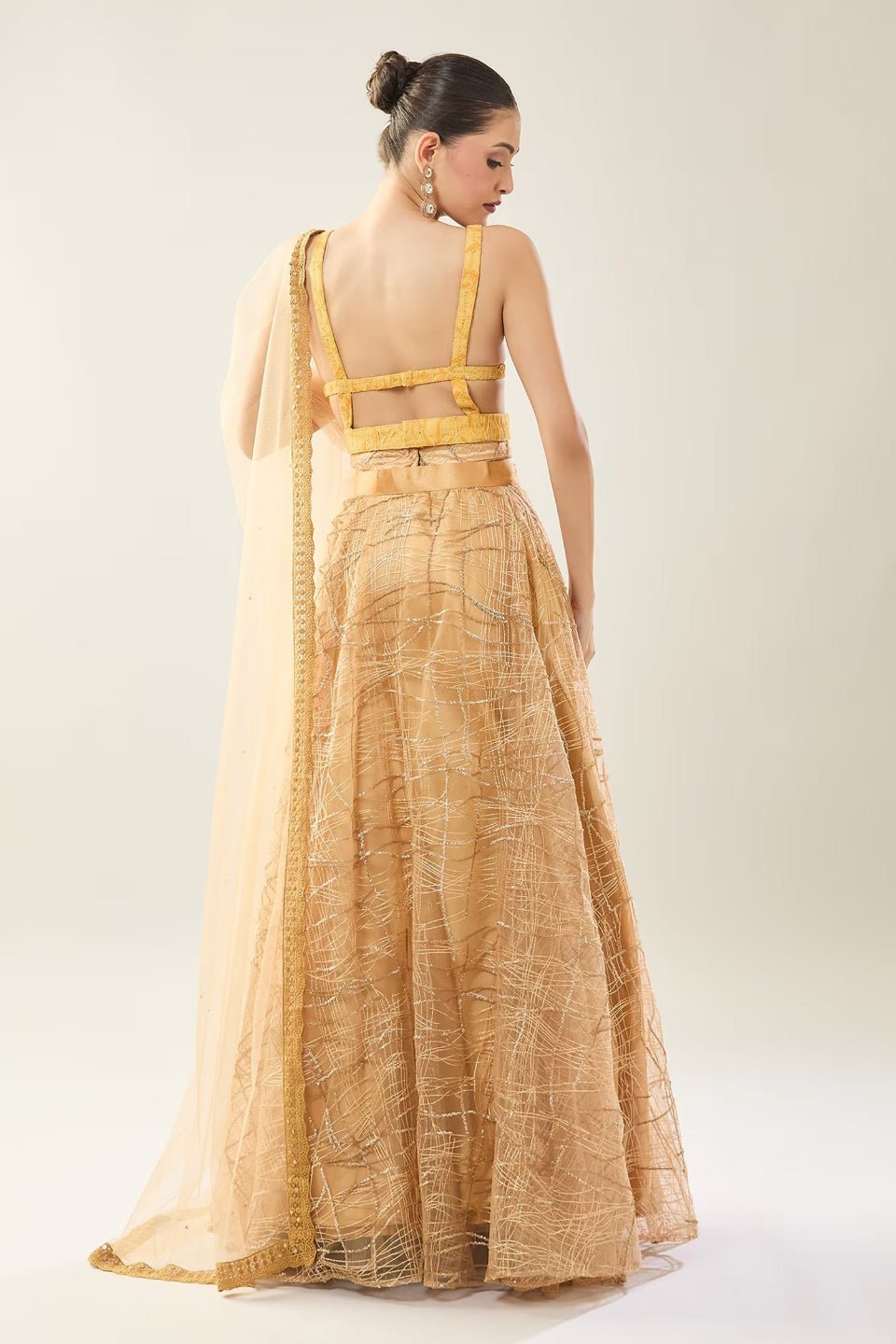 Designer Wear Yellow Lehenga Set With Dupatta - Simaaya