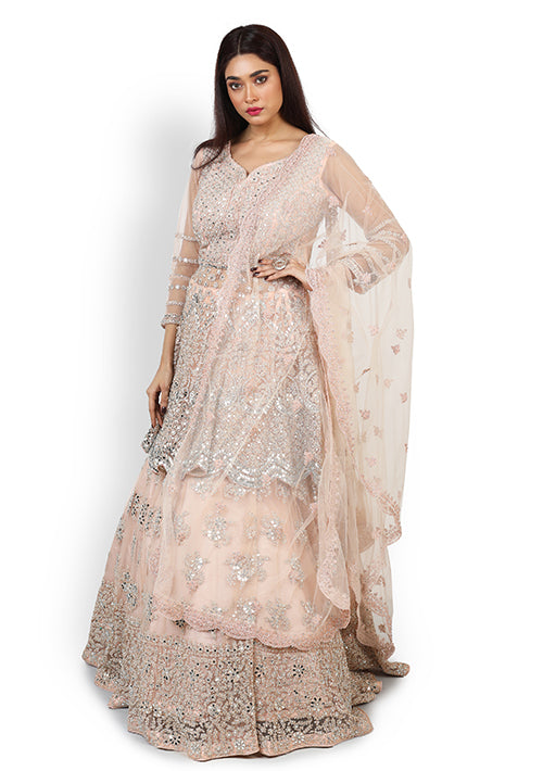 Buy Casual  Gown In Peach Colour At Online Simaaya