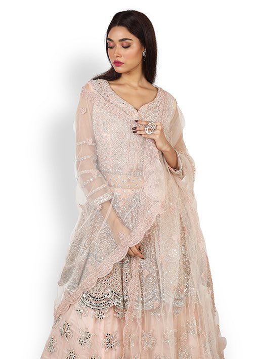 Buy Casual  Gown In Peach Colour At Online Simaaya