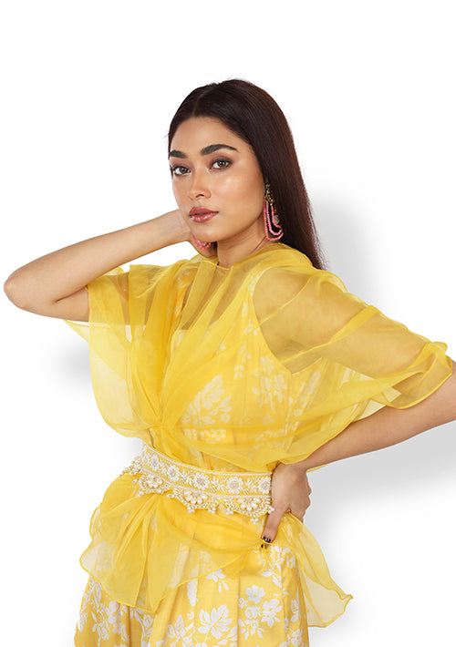 Buy Casual  Dress In Yellow Color At Online Simaaya
