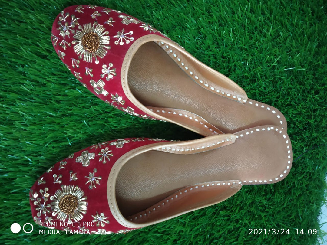 Juti In Red Color for Parties
