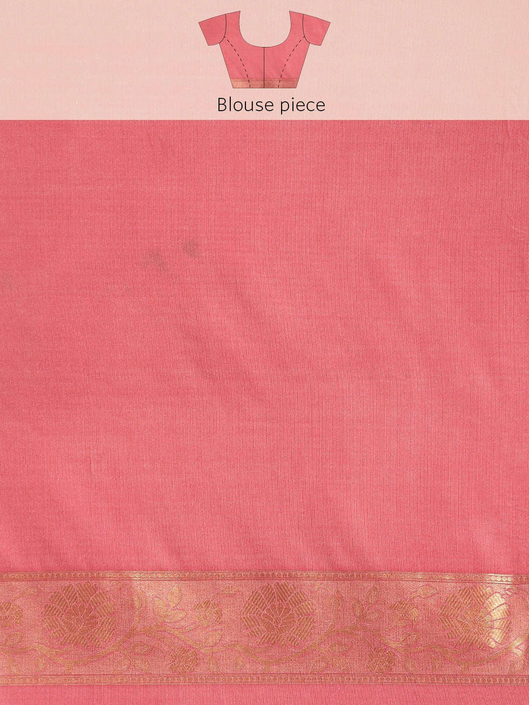 Kanjivaram Peach Silk Saree