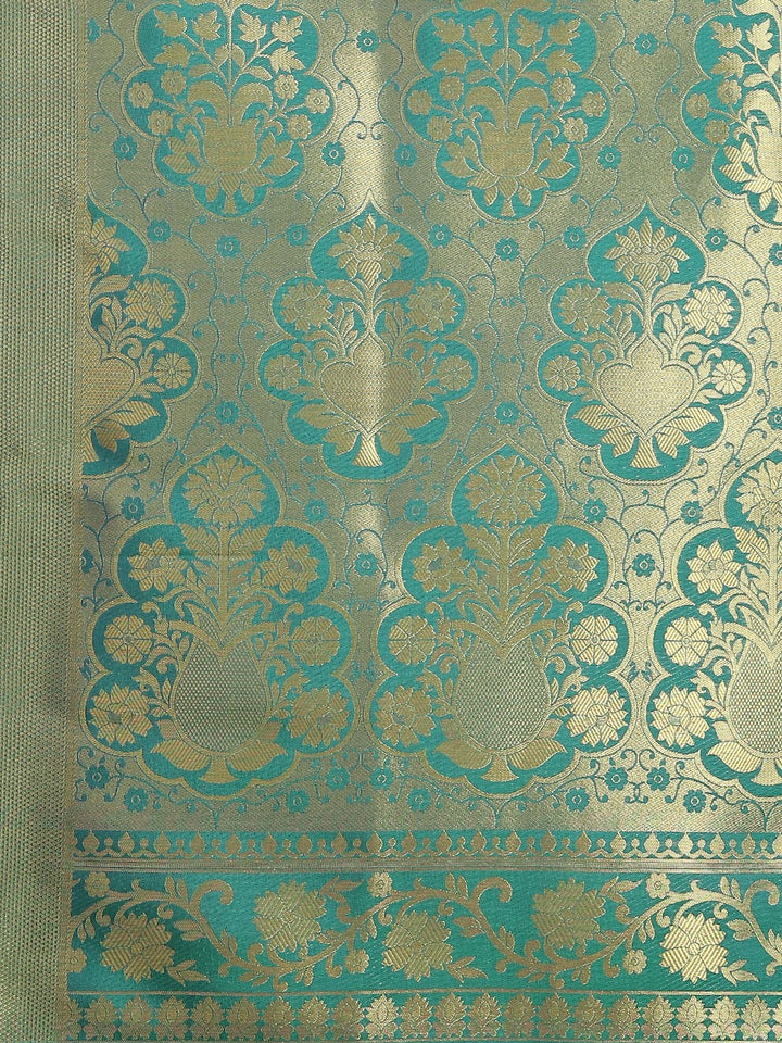 kanjivaram Green Silk Saree
