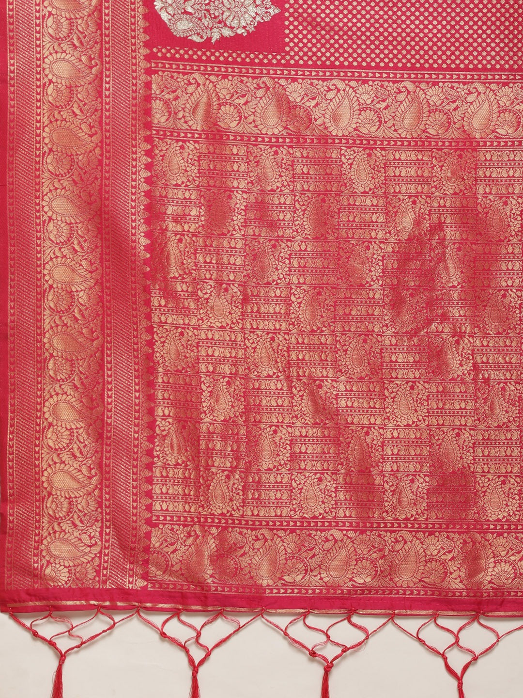 Kanjivaram Pink Silk Saree