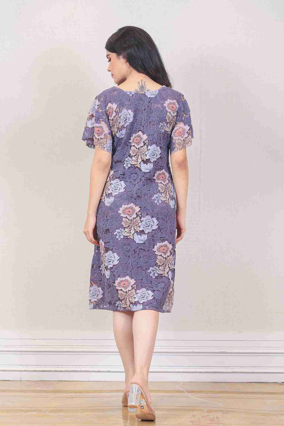 Designer Purple color Dress