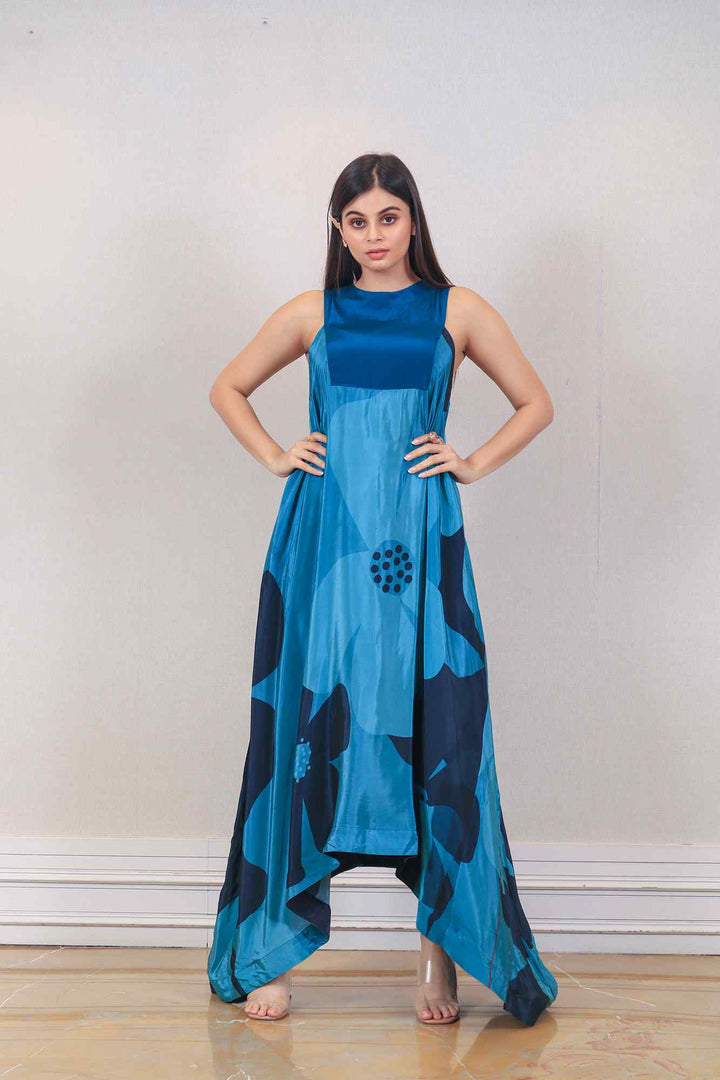 Designer Blue Color Dress