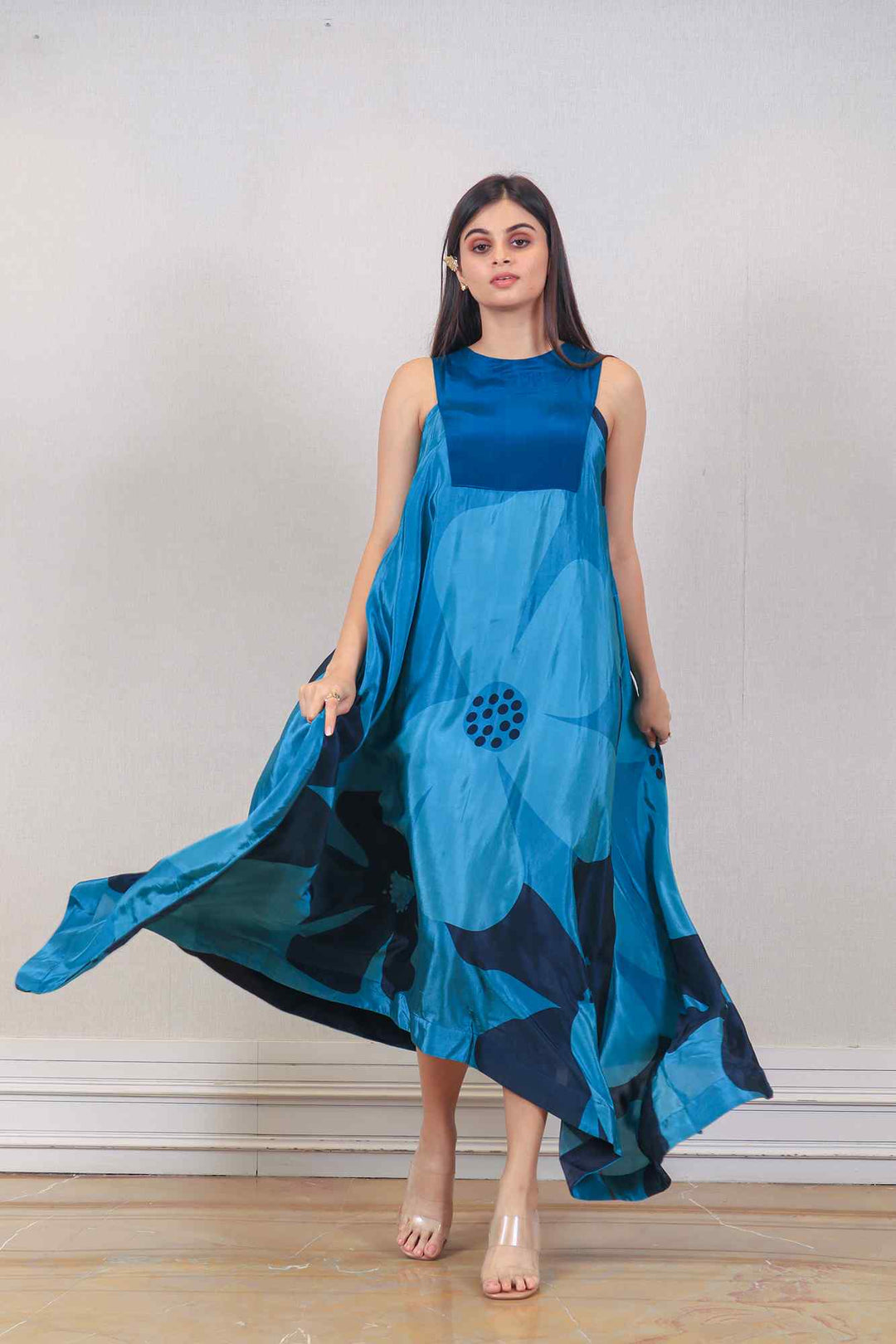 Designer Blue Color Dress