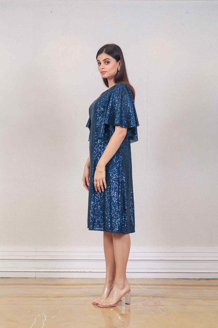 Designer Navy blue color Dress