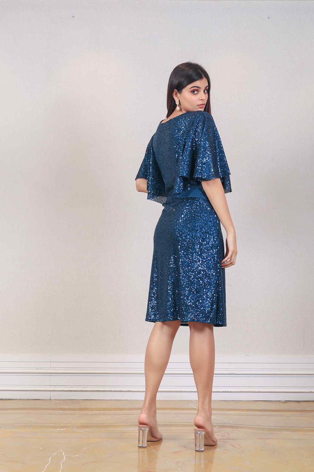 Designer Navy blue color Dress