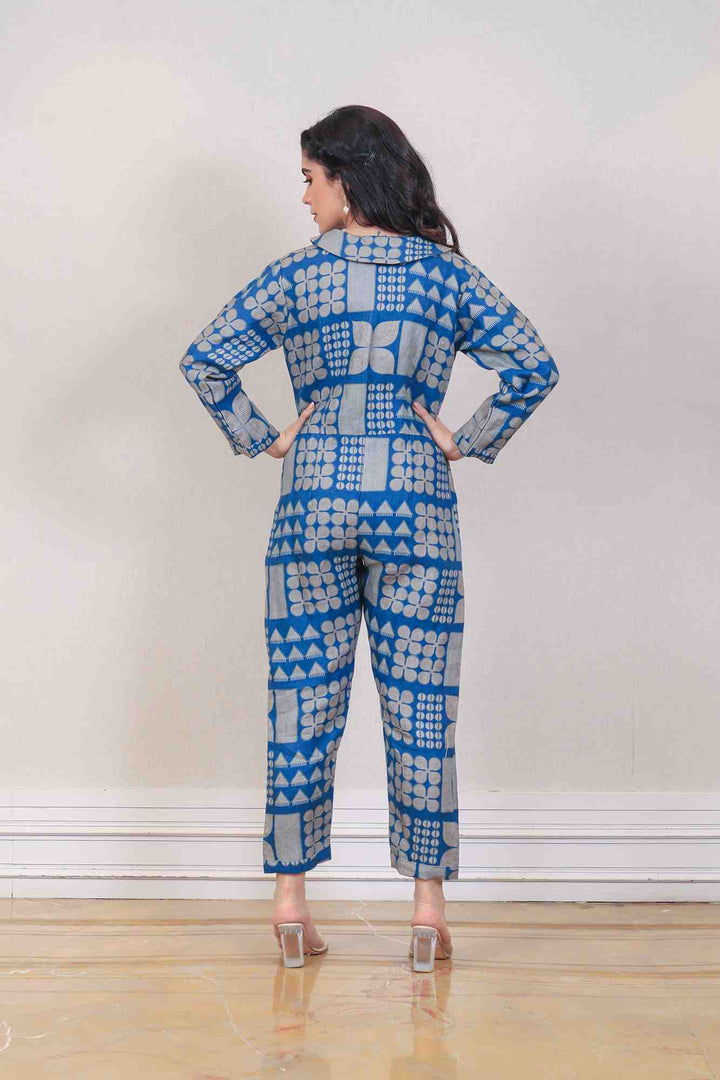 Designer Blue Color jumpsuit