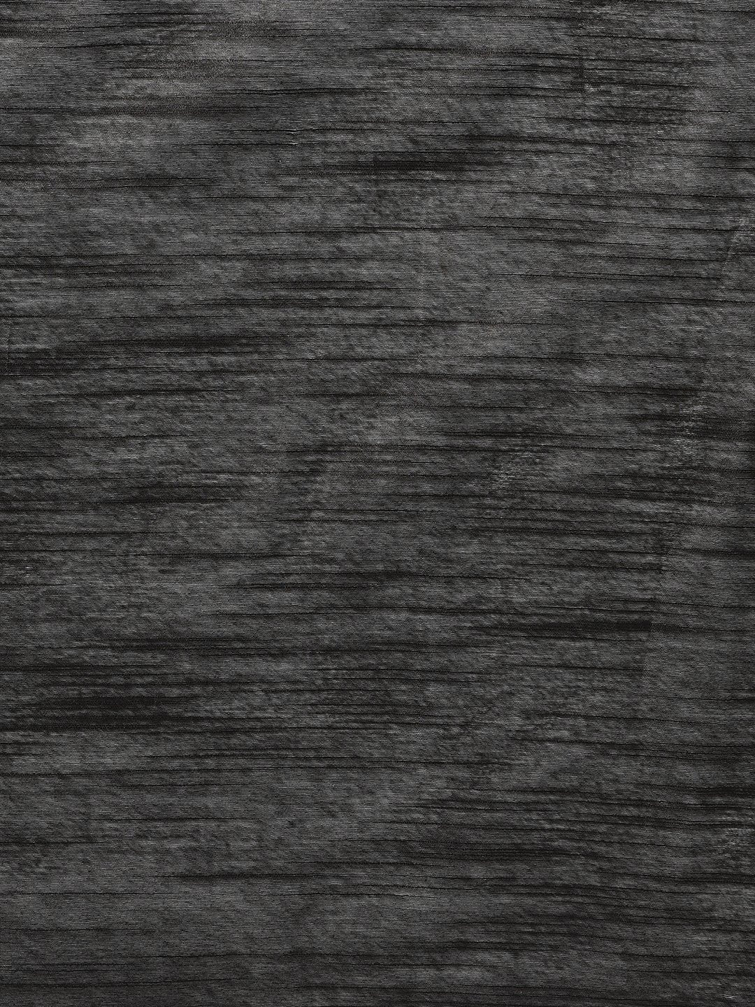 Handloom Saree In Black Color